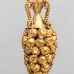 گوشواره طلا، اشکانی - موزه متروپولیتن